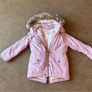 Abercrombie kids pink parka